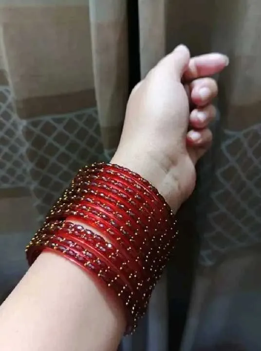 Most Demanding Raindrop/Rainbow glass bangles with stone work.premium quality 12 piece multicolor churi