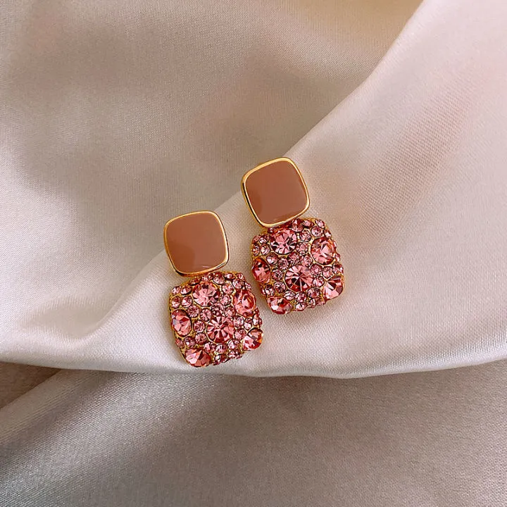 Multicolour Stone zircon earrings for women & girls thumbnail