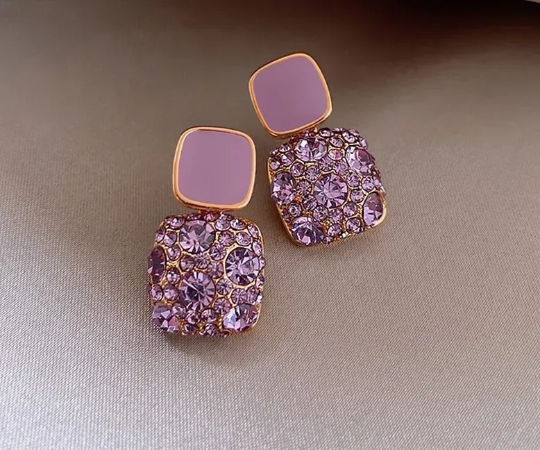 Multicolour Stone zircon earrings for women & girls thumbnail